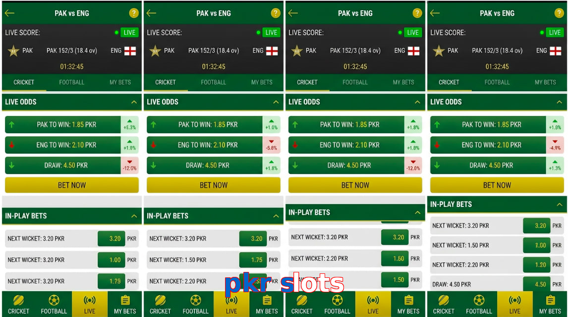 Game list for Pkr Slots bet section