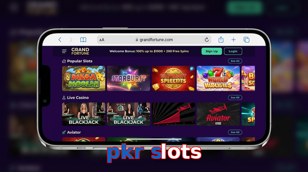Main screen of Pkr Slots ios page for PK players